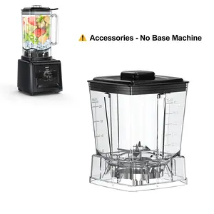 2.2L(75Oz) Accessories - PRASKY Professional Blender Cup Accessories - Dry Grinder & Liquid Blender Containers, BPA Free for Coffee/Spices/Smoothies Smoothieblender