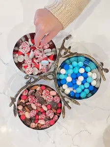 Three Bowls Snack Server
