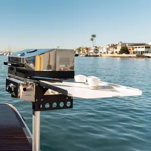 Marine Crossover Single Burner and Grill Top Bundle