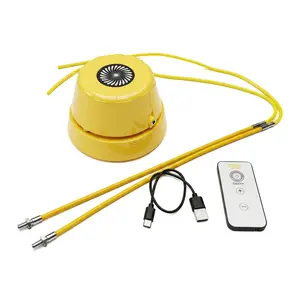 Smart Automatic Rope Skipping Machine, Electric Jump Rope Trainer with Remote Control, LED Counter, 10 Speed Levels, USB-C Rechargeable Hands-Free Indoor Exercise Game for Family Fitness & Active Play