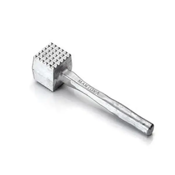 New Meat Tenderizer 1 pcs - Aluminium Meat Mallet - Dual-Sided Meat Tenderizer Tool Kitchen Meat Pounder Home Meat Hammer for Tenderizing Ice Steak - Stainless Veal & Chicken Safe Meat Beater