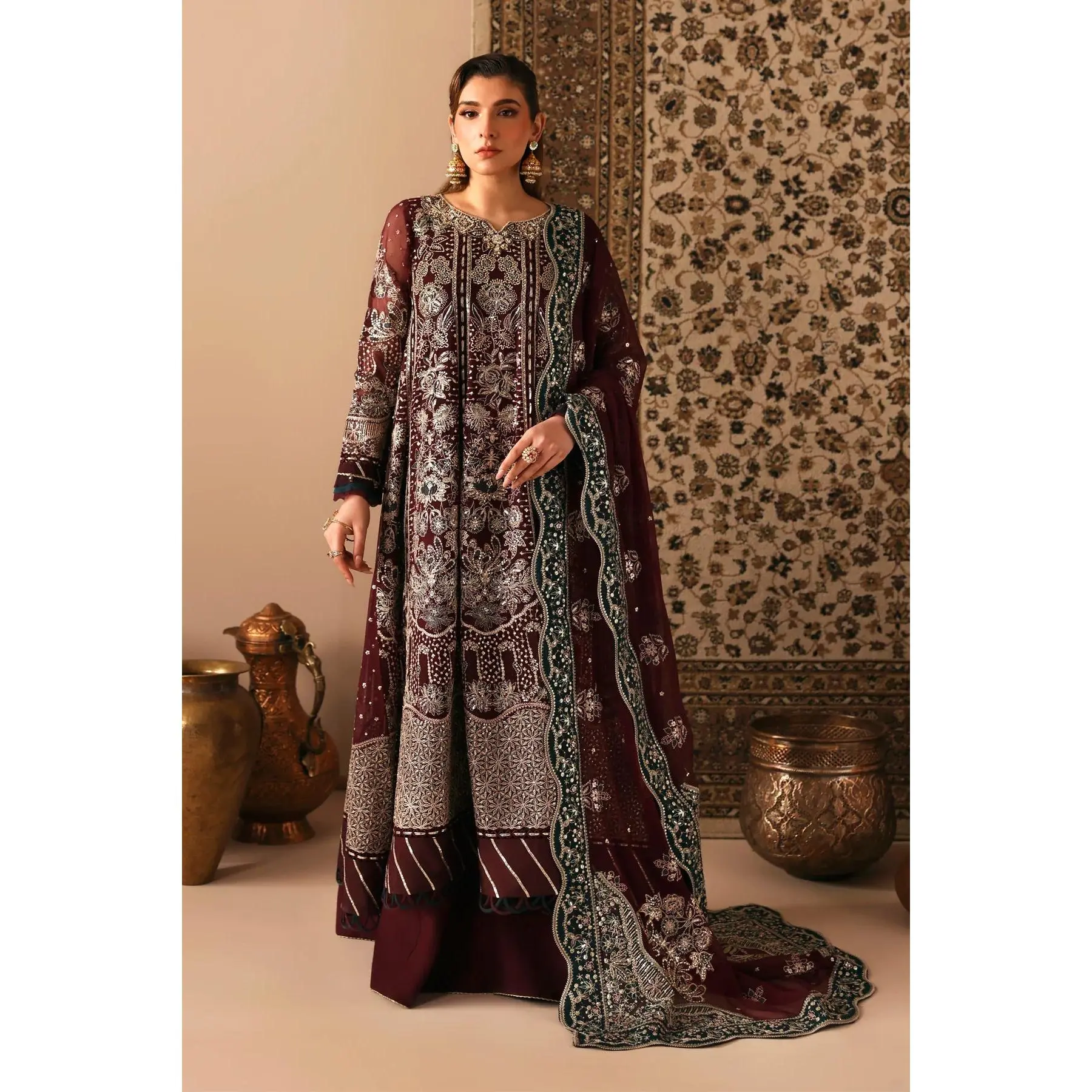 Xenia - Qabita Three Piece Chiffon