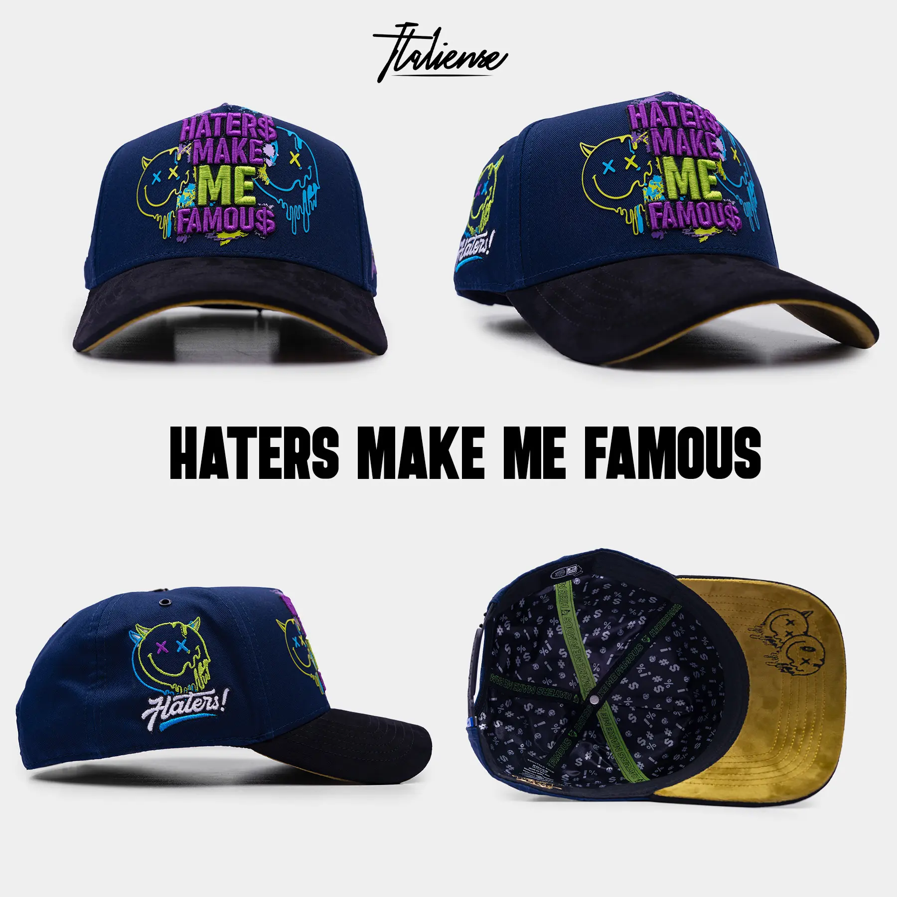Haters Make Me Famous Navy  Hat