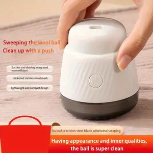 Rechargeable lint remover, portable electric lint remover, effectively removes lint from fabrics, ideal for home use.