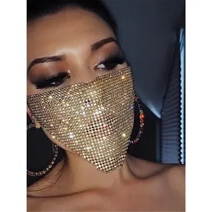 Explosive Metal  Jewelry Mask