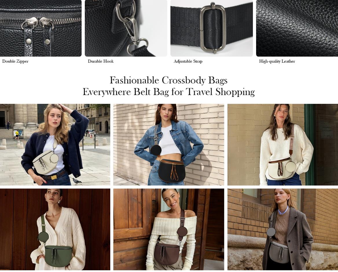 【US】 Women's Crossbody Bag — Portable, High-Capacity, and Water-Resistant Organizer — Features an Adjustable Strap and an Exquisite Coin Pouch. An Essential Travel Companion, a Premium Gift Choice, and a Perfect Selection for Mother's Day. 【US】 Women's Crossbody Bag — Portable, High-Capacity, and Water-Resistant Organizer — Features an Adjustable Strap and an Exquisite Coin Pouch. An Essential Travel Companion, a Premium Gift Choice, and a Perfect Selection for Mother's Day.