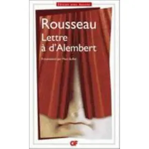 USED-Lettre à d'Alembert by Jean-Jacques Rousseau (Unknown)