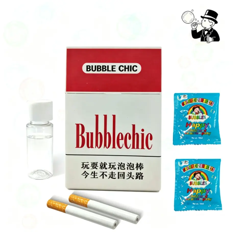 Bubble Cigarette StressRelief Toy, Fake Cigarette Shape,Mini Bubble Blower, Sticks, Relaxation Tool,Suitable for Birthday/ChristmasParty Gifts, for Men & Women（Newly Upgraded Version） Wands Party Favors parent-child fun