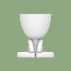 Yoga 1. 3D printed planter