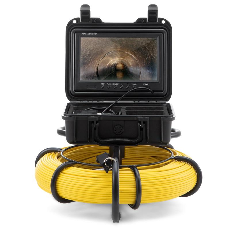 VEVOR Sewer Camera Pipe Inspection Camera 9-inch 720p Screen Pipe ...