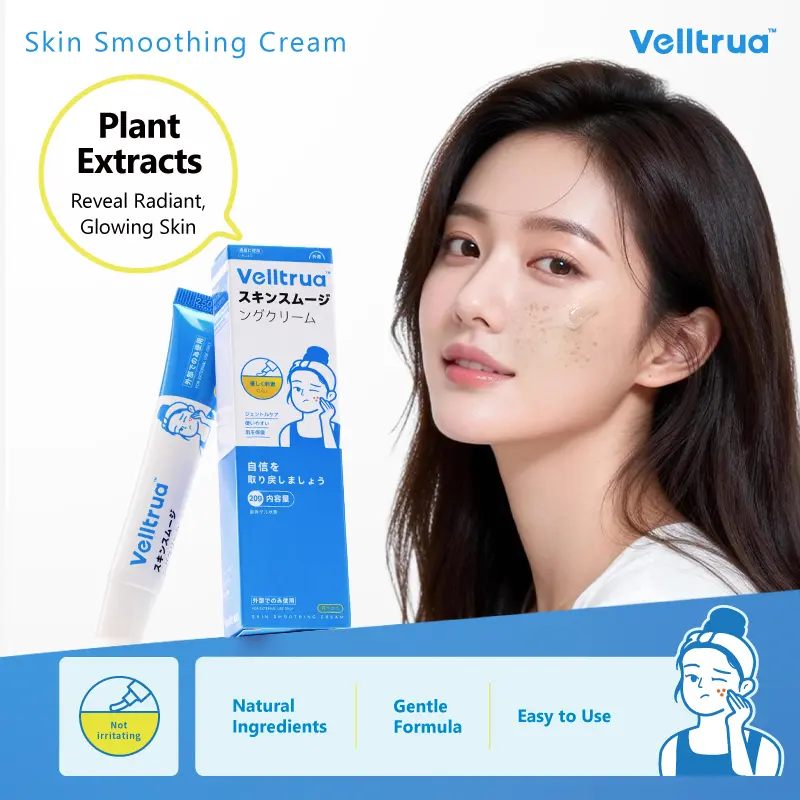 Velltrua Acne Spot Treatment Gel Cream (20g) - Gentle Plant-Extract-Infused Formula for Oily, Sensitive Skin, Daily Blemish Care