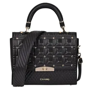 CUADRA Black Stingray Purse