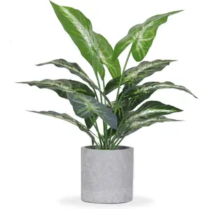 16" Small   Artificial Tropical Faux  Indoor for Office Desk Shelf Bathroom Home Decor