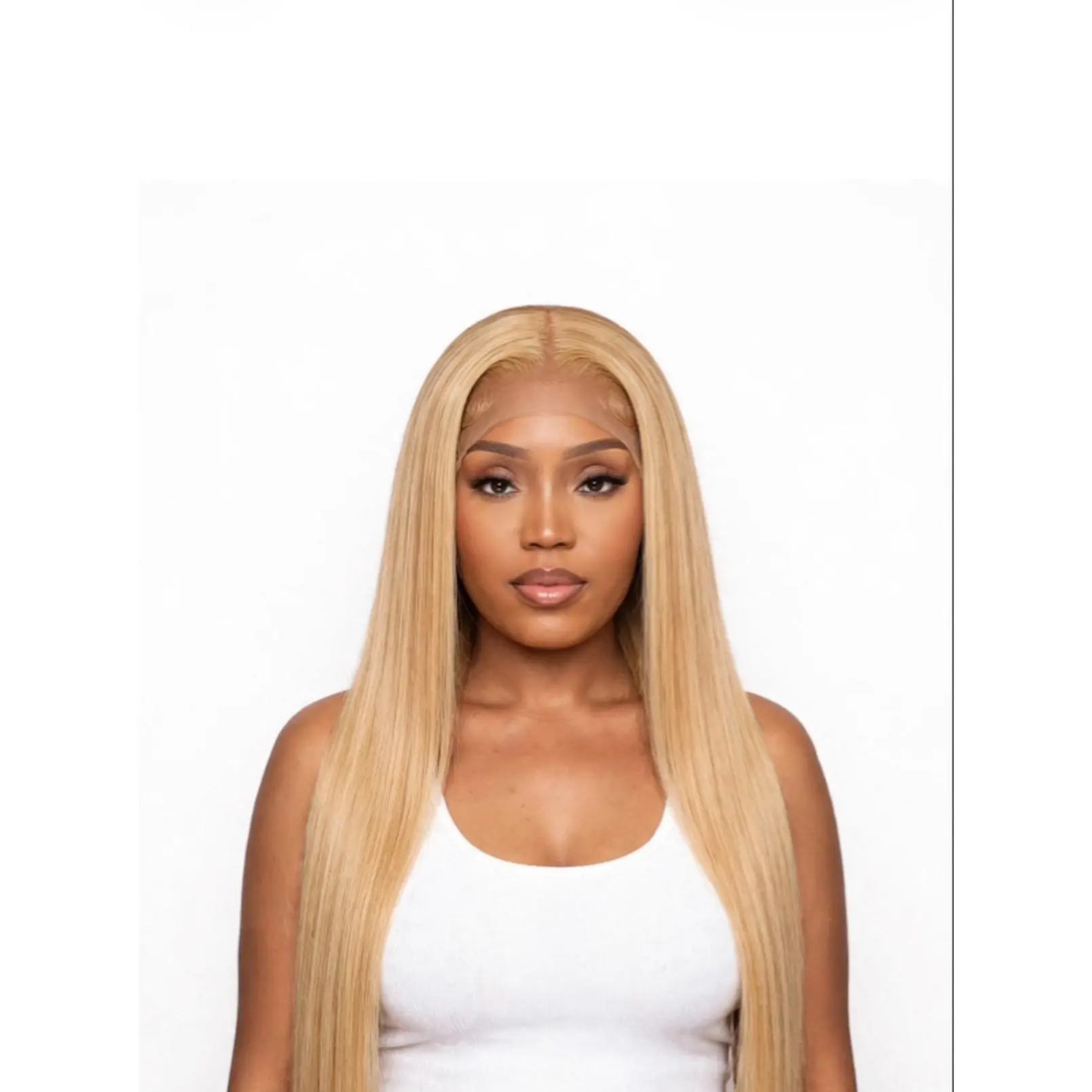Lace Front Wig 27 Honey Blonde & 350 Ginger Orange 22  Inch HD Transparent Lace Glueless Pre-plucked 180 Density Human Hair.