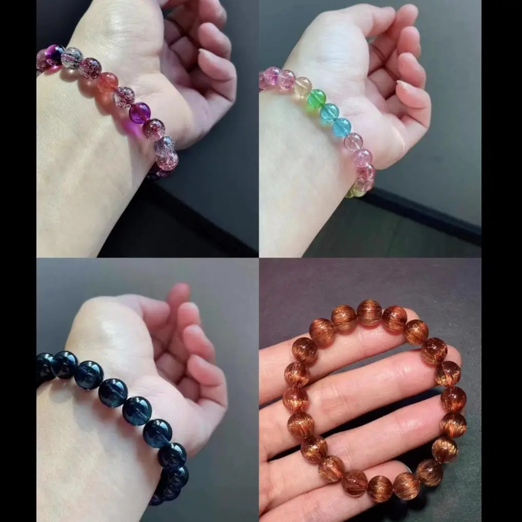 pendant, golden rutilated quartz, butterfly ring，product bracelet