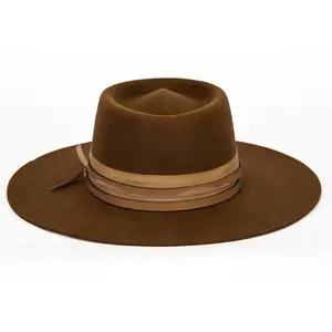 Dakota Fedora Hat in Pecan