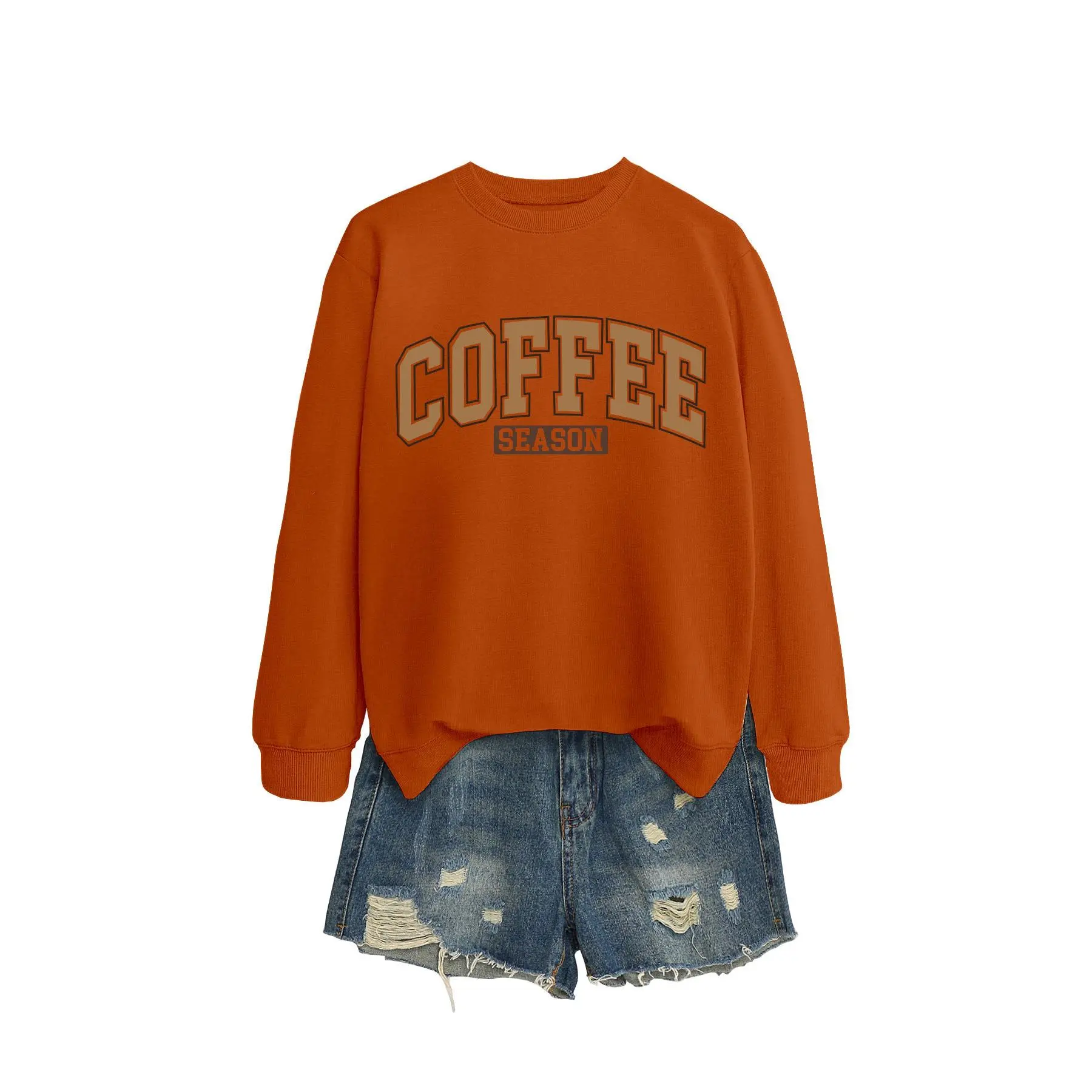 Jiaoorange sweatshirt (color picture)