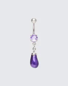 Asha Purple Eggplant Belly Bar