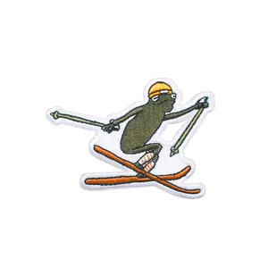 SKIER FROG PATCH
