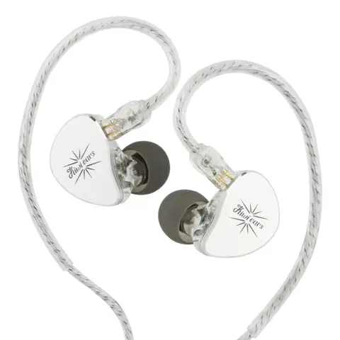 LINSOUL Kiwi Ears Belle Wired IEM Earbuds, 10mm DLC Dynamic Driver, HiFi Audio, Deep Bass, Warm Midrange, Balanced Sound Signature, 3.5mm-Type-C Cable, Custom Mic Options, Music Earbuds, Gaming Earbuds, Wired Earbuds Type C, Earphones & Accessories