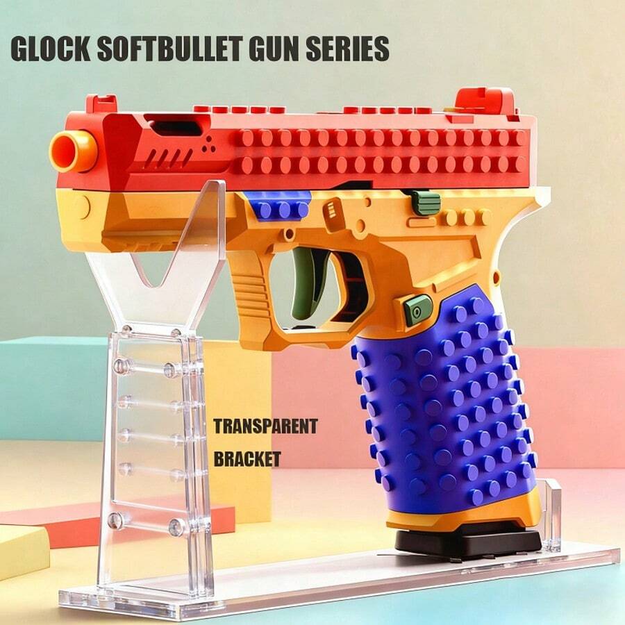 Foam Dart Blaster Toy Pistol Set with 100 Foam Bullets, 12 Shells and 2 Magazines, Outdoor Target Shooting Game Toy