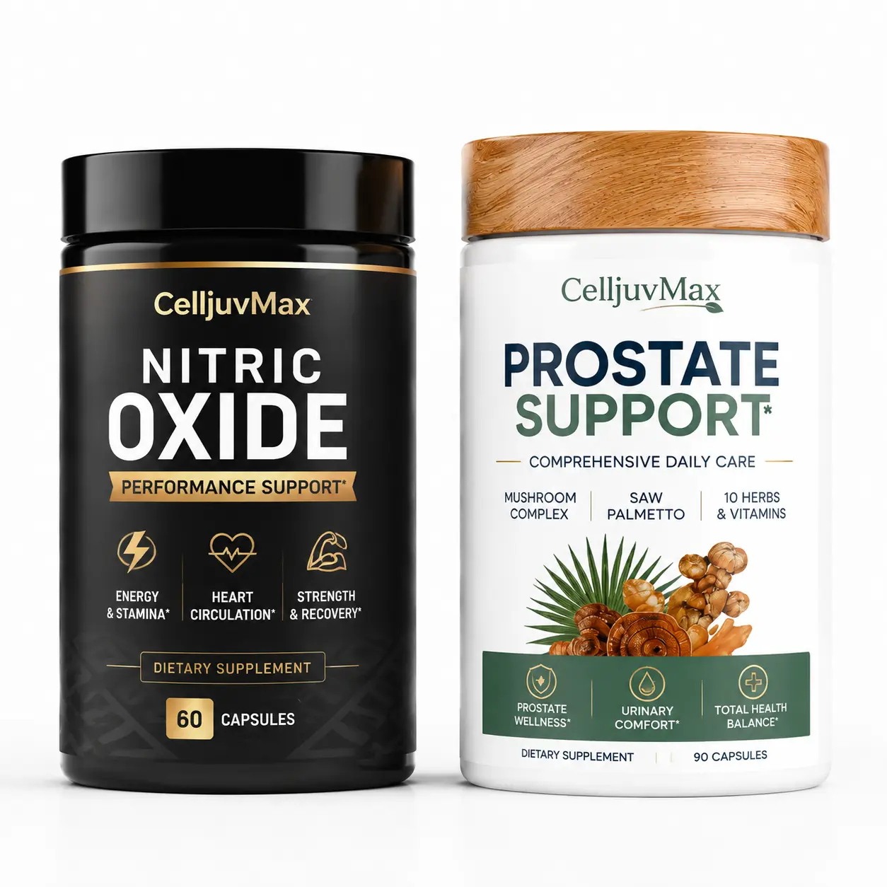 Men’s Daily Wellness Bundle Nitric Oxide Performance + Prostate Support Formula