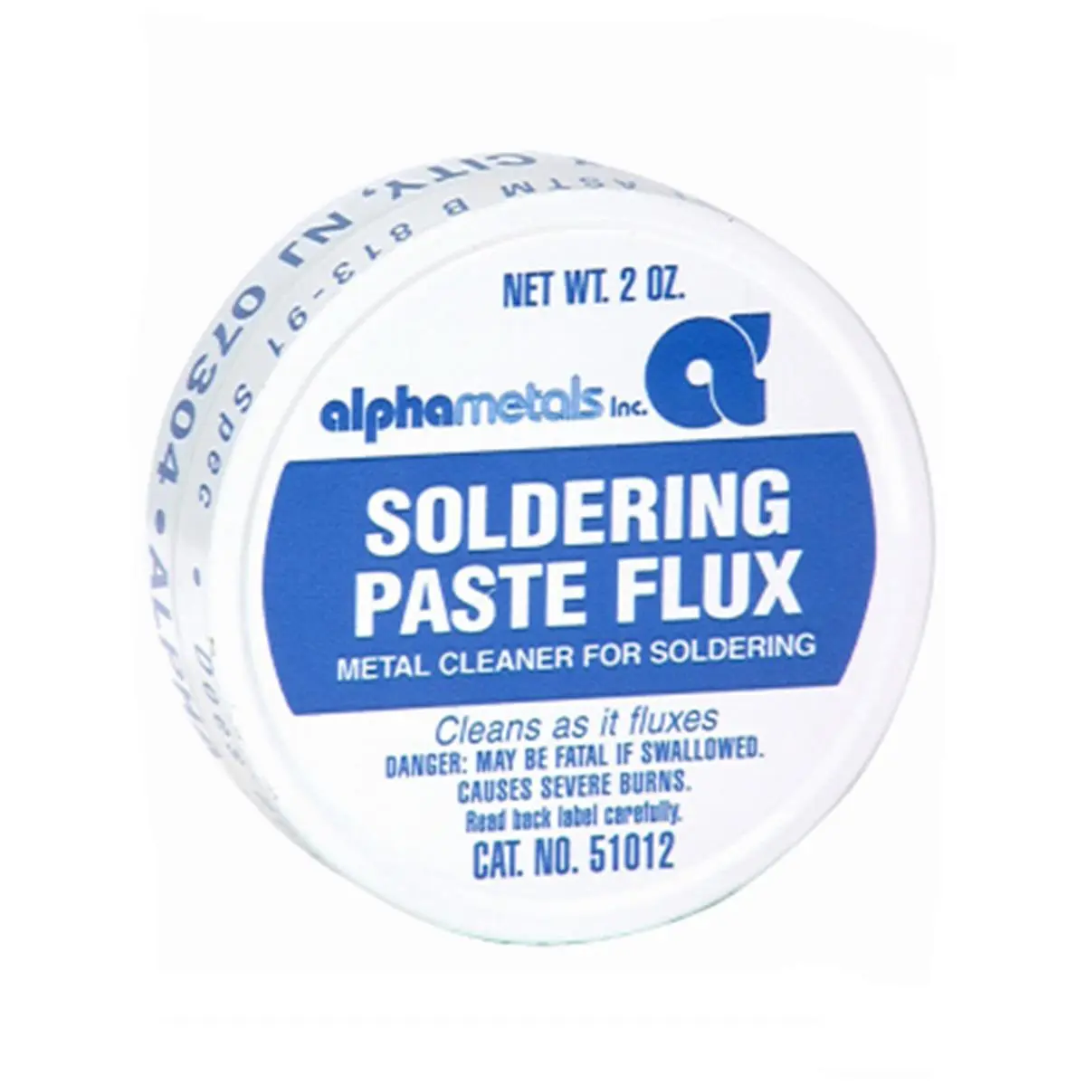 212 MAIN Alpha Metals AM51012 2 oz. Leaded Acid Flux Paste