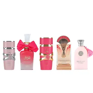 Lattafa Women's Floral Fragrance 5-Piece Bundle Set, Compact Variety Pack with Yara 20ML, La Charmante Eclatant, Yara Candy, Bint Hooran Ross Passion, Delilah Pour Femme