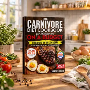 "The Carnivore Diet Cookbook for Beginners on a Budget: $7/Day 120-Day Meal Plan, Smart Shopping & Easy Meat-Based Recipes "