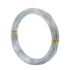 Bendable Aluminum Craft Wire - 1mm 18 Gauge (50m / 165ft) Spool, Floral Wire for Artificial Flowers, Jewelry Making Wire for Beading & Wire Wrapping - Silver