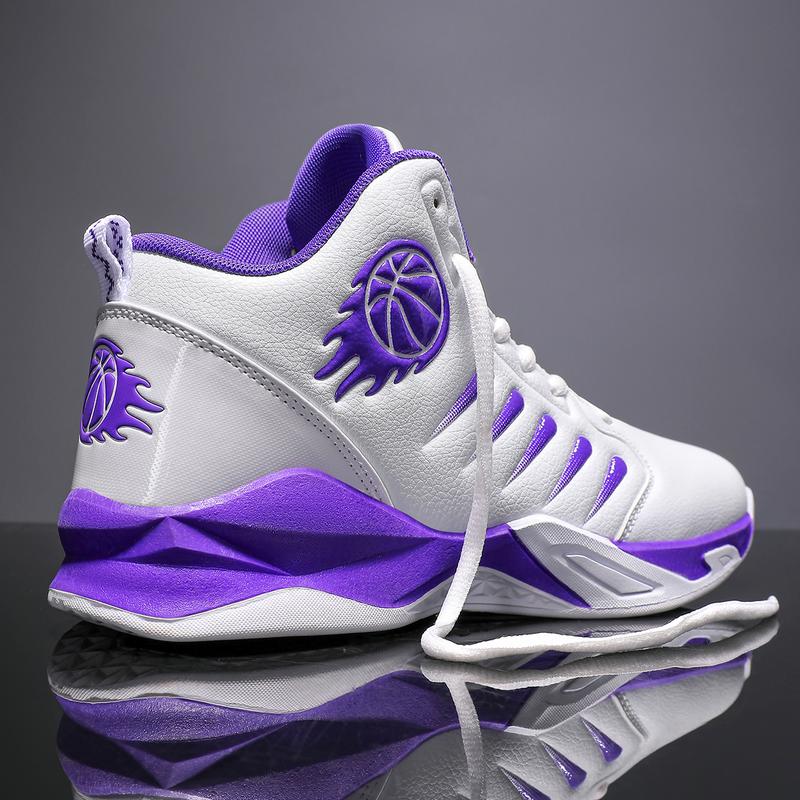 Men's Wear-Resistant Anti-Slip Basketball Shoes for Outdoor Sports Training Low-Top Comfort Lightweight Design Hoopshoes