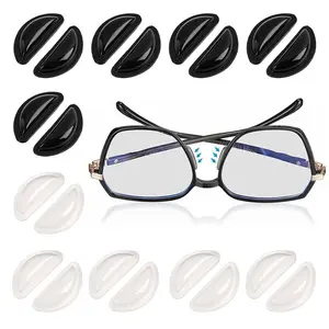 Eyeglass Nose Pads-Upgraded Soft Silicone Adhesive Glasses Nose Pad, Anti-Slip Nose Pads for Glasses Full Plastic Frames Sunglasses