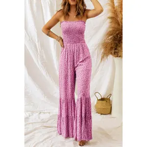 Pink Ruffle Jumpsuit