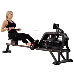 Sunny Health & Fitness SF-RW5713 500 m Obsidian Surge Water Rowering Machine