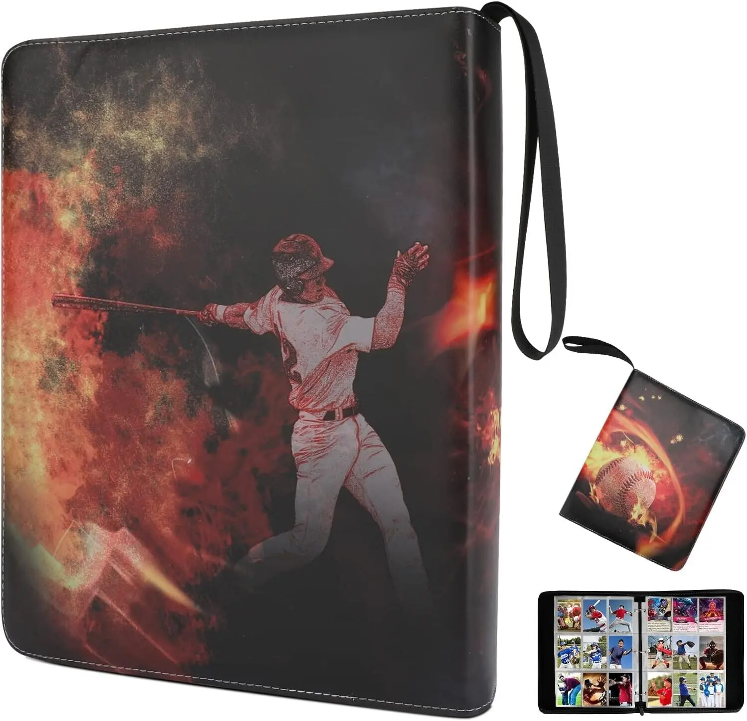 900 Baseball Player Pocket Waterproof Trading Card Binder, Album Holder Pokemon