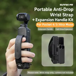 Portable Anti-drop Strap & Expansion Handle Kit For DJI OSMO Pocket 3 /4  Xtra Muse (Accessories only, camera is not included)