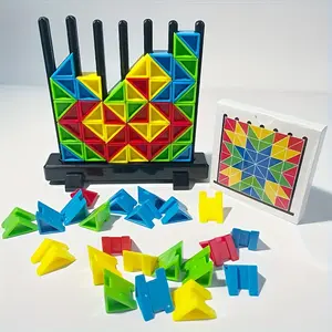 Building Puzzle Compatible with - Logic & Creativity Brain Builder for, STEM Learning for &, Building for Spatial Skills Development (Multicolor)