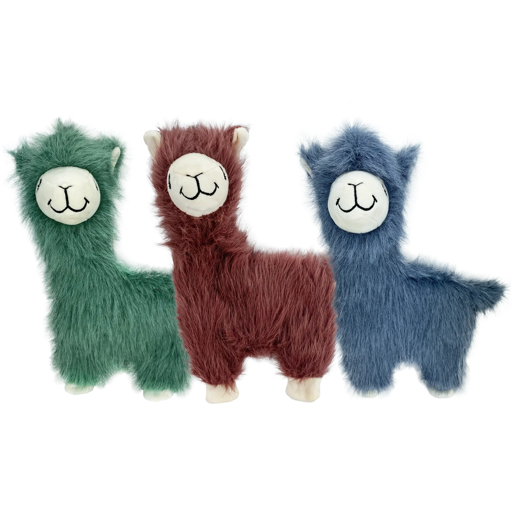 Multipet Fuzzy Llama - Assorted Colors 12"