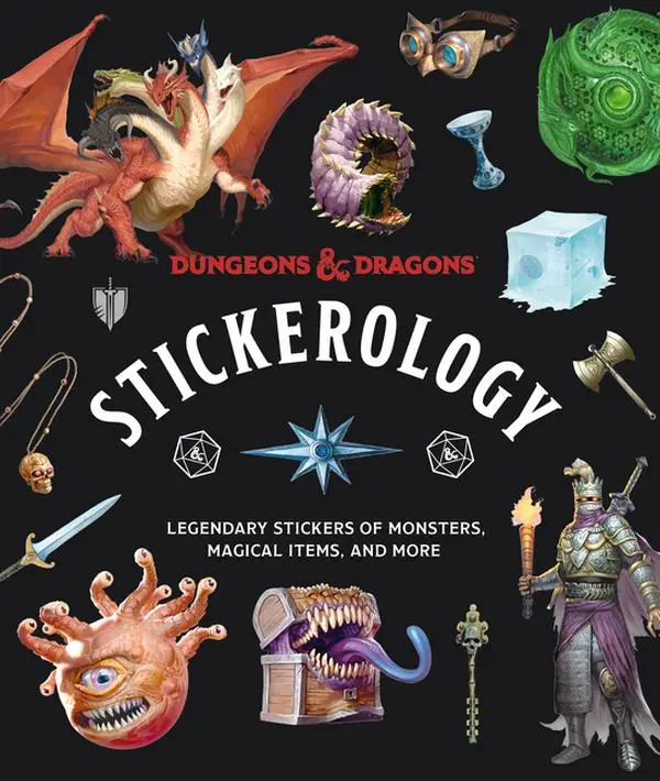 Dungeons & Dragons Stickerology: Legendary Stickers of Monsters, Magical Items, and More: Stickers for Journals, Water Bottles, Laptops, Planners, and by Official Dungeons & Dragons Licensed (Paperback)
