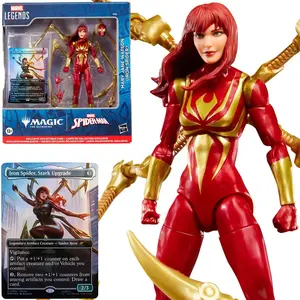Hasbro Spider-Man Marvel Legends Magic The Gathering Mary Jane Watson Iron Spider 6-Inch Action Figure and Card
