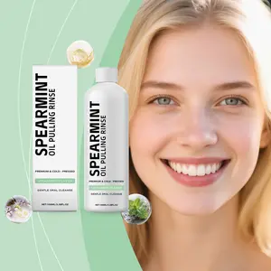 Spearmint Mouthwash Fresh Breath Natural Fragrance Gentle Teeth Cleaning Family Commute Portable Pack
