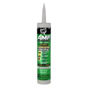 DAP  9 oz AMP Gray Polymer Advanced Hybrid Self-Leveling Sealant, Pack of 12