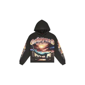 Godspeed Burnt Bridges Washed Black Hoodie