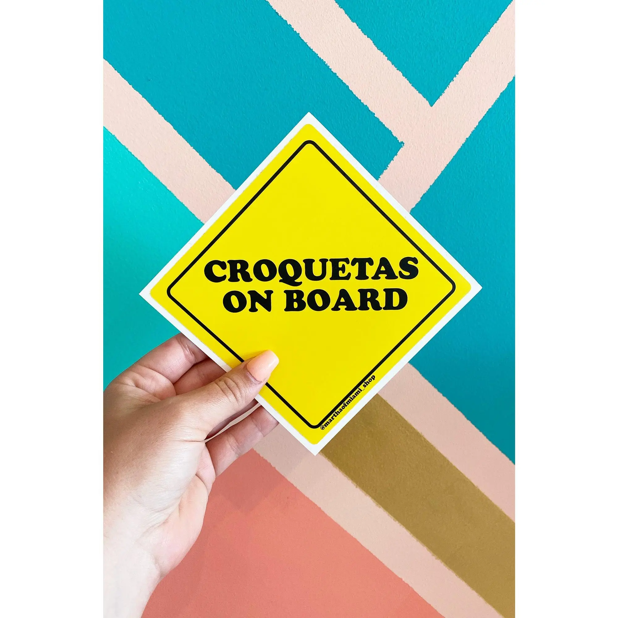 Croquetas on Board Sticker