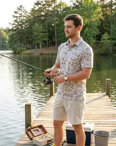 Performance Meets Style – Classic Deer Camo Polo