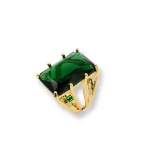Explicit Green Ring - Brass