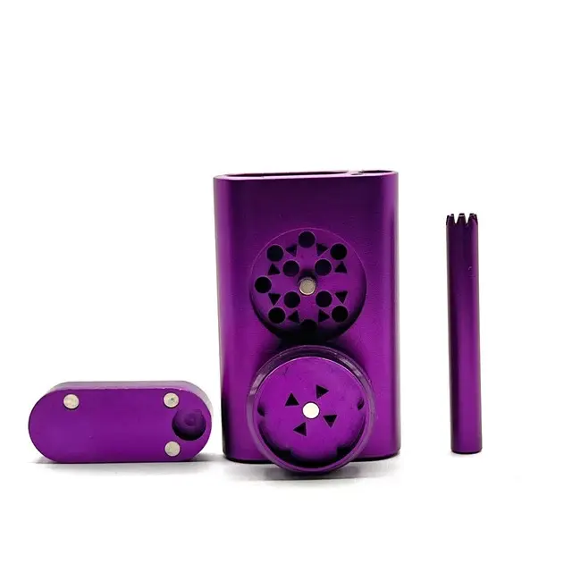 Kandy 3" Magnetic Metal W/in built Grinder Portable
