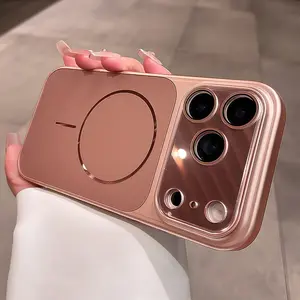 Laser AG nano skin sense magnetic phone cases iphone17 Pro Max 16 15 for iPhone case silicone soft shell TPU shockproof