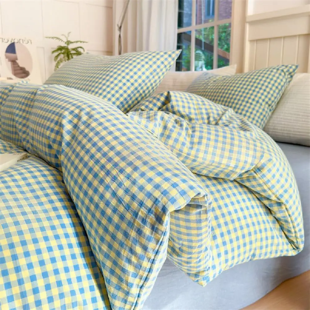 A1#11 Blue Yellow Gingham