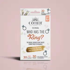 Who Has The Ring? - Bridal Shower Scratch-Off Lottery Game